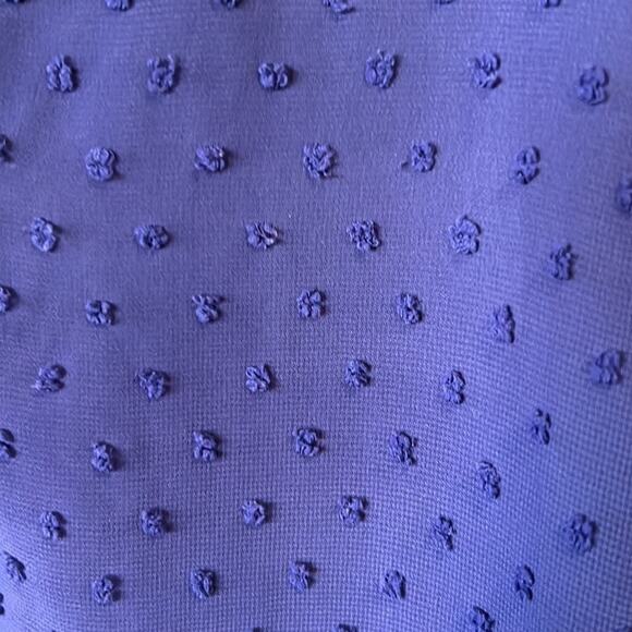 Cooper and Ella blouse Hem style very pretty! Navy Blue and super cute! Size L - Picture 4 of 15